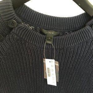 J Crew Navy Knit Sweater